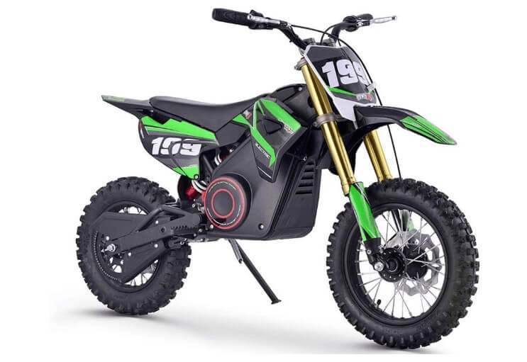 MotoTec 24v Green 36v Pro Electric Dirt Bike