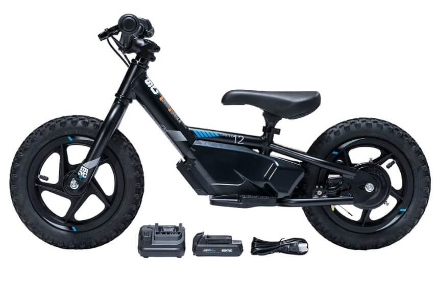 STACYC 12eDRIVE electric bike and accessories